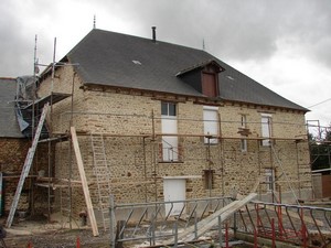 Réfection de façade en pierre